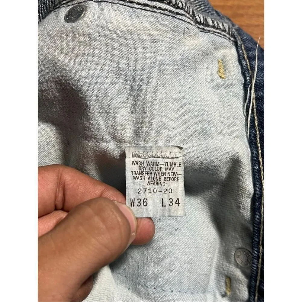 Vintage Levi’s Men’s 522 Slim Bootcut Blue Tab Jeans